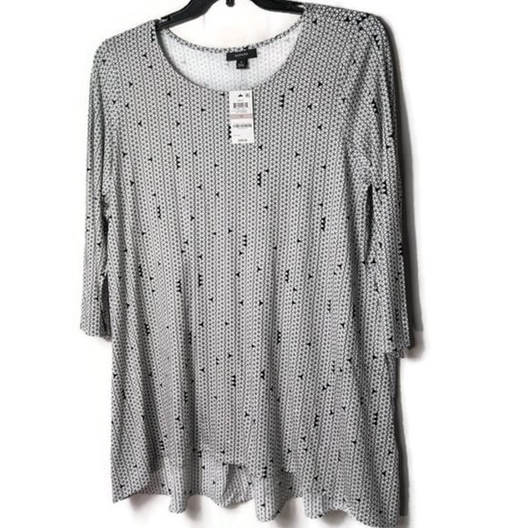Alfani Tops - Alfani Love Triangle Blouse